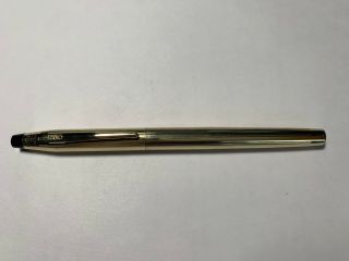 At Cross Vtg 10k Gold Filled Century Classic Fountain Pen Fine Nib,  Converter