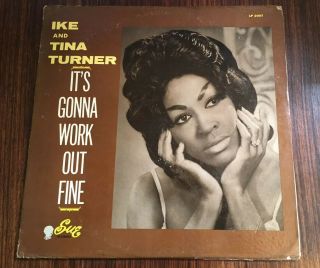 Ike & Tina Turner Signed Vinyl Lp ‘it’s Gonna Work Out Fine’ 1964