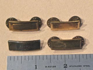 Insignia Bar Pin Shold - R - Form Sterling Gold Filled And 3 Ns Meyer Pins