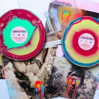 Signed Limited 500 The Flaming Lips American Head 2 Lp Color Vinyl Very Rare
