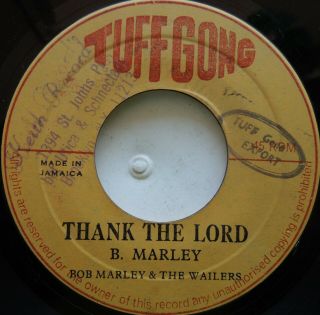 45 / Roots / Bob Marley & The Wailers / Thank You Lord / Tuff Gong / Listen