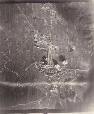 Aaf Aerial Photo 320th Bomb Group Rieti Marshalling Yard 1944 Italy 6