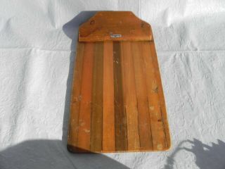 Vintage Globe Wernicke Wood Clip Board 11 " X 6 1/2 "