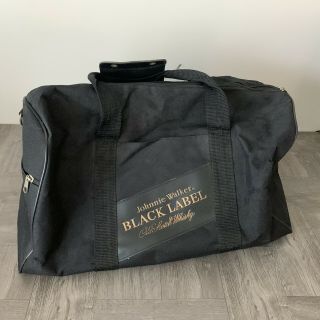 Johnnie Walker Whisky Black Label Traveller Bag Duffle Gym Style Bag Black
