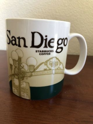 Nwt Starbucks Coffee San Diego Global City Icon Collector Series 16 Oz