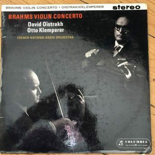 Sax 2411 Brahms Violin Concerto / David Oistrakh / Klemperer Fnro B/s