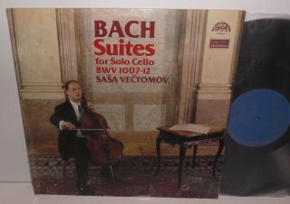 1111 4691 - 92 G Js Bach Solo Cello Suites Bwv 1007 - 12 Sasa Vectomov 2lp