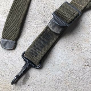 WWII US ARMY M44 Combat Suspenders M1944 - Dated 1945 - M45 M36 2