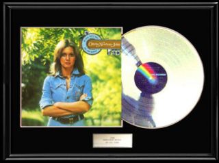 Olivia Newton - John If You Love Me Lp White Gold Silver Metalized Record Album