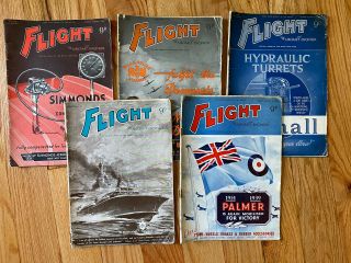 Ww2 Raf Flight 1940 Dated Magazines