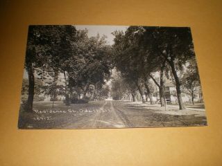 Old Rppc View Residence Street Odell Il Illinois C R Childs Photo Postcard 16712