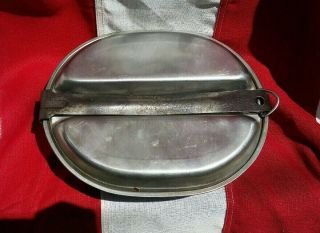 Ww2 Us Army Military Mess Kit Ea Co.  Dated 1944 Named " Cook "