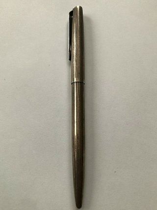 Vintage Aurora Made In Italy 925 Sterling Silver Ball Point Pen