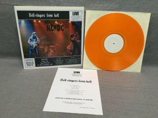 Ac/dc " Bell - Ringers From Hell " For Those About To Rock Tour.  Usa 81 