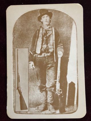 Old West Collectors Series Post Card Billy The Kid