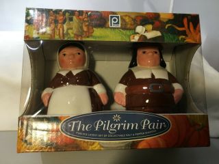 The Pilgrim Pair Salt & Pepper Shaker Set Publix Thanksgiving Box
