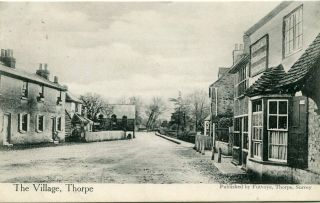 Thorpe - The Village - Old Postcard View