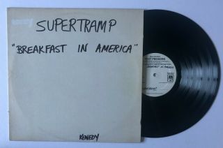 Supertramp Breakfast In America Lp A&m Sp3708 Us 1979 Nm - Test Pressing 11e