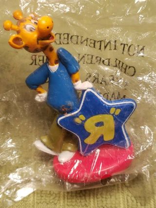 2001 Toys " R " Us Star Geoffrey The Giraffe Figure Employee Award