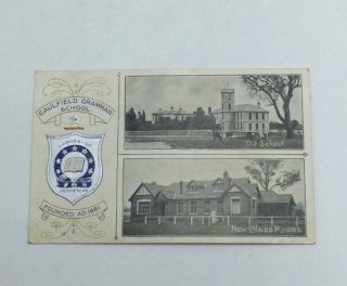Caulfield Grammar School Postcard Old And 1900’s?