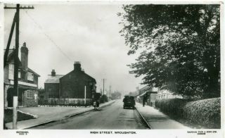 Wroughton - High Street - Old Real Photo Postcard View