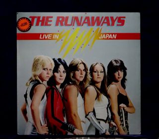 The Runaways Very Rare Lp Live In Japan 1977 Canada 1stpress No Cutouts