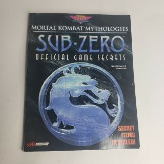 Mortal Kombat Mythologies Sub - Zero Official Game Secrets Paperback