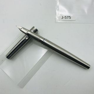 J575 Pilot Fountain Pen Silver St.  Steel