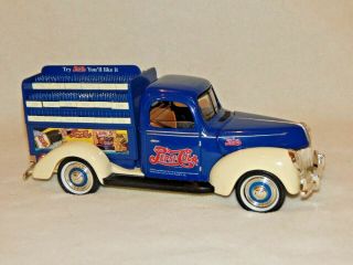 Pepsi - Cola - 1940 Ford Sedan Pickup Delivery Truck Die - Cast Model,  Blue & White