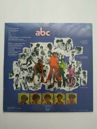 , The Jackson 5 ‎– ABC,  Motown ‎– MS709,  US,  1970,  MEGA RARE 2