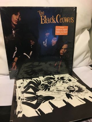 Black Crowes Shake Your Money Maker Lp 1990 Htf Nm First Press With Hype Sticker