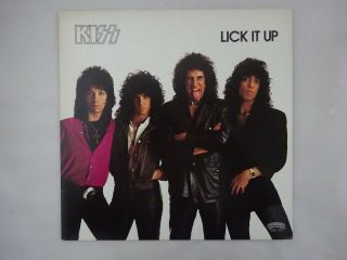Kiss Lick It Up Casablanca 28s - 181 Japan Promo Vinyl Lp