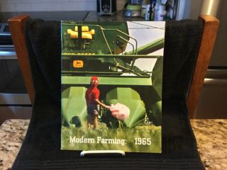 Vintage 1965 John Deere Modern Farming - The Long Green Line - Brochure - Very Good
