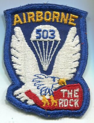 Us World War Ii Army 503rd Parachute Infantry Regiment Airborne Pocket Patch