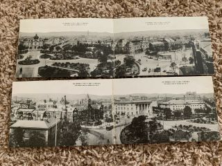 China Old Postcard,  Manchuria Dalian,  Dairen,  Dalny,  1 Set Two 2 - Fold,  City View