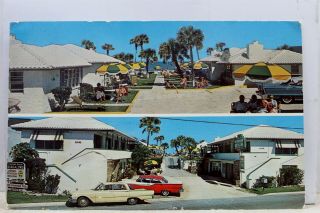 Florida Fl Daytona Beach Bungalows Postcard Old Vintage Card View Standard Post