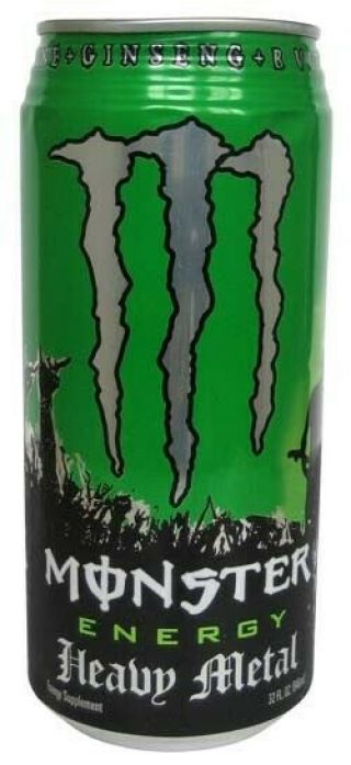 Monster Energy Drink | Heavy Metal Can 32oz | | Pristine