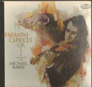 Michael Rabin - Paganini Caprices Op.  1 Capitol Pbr8477 Nm