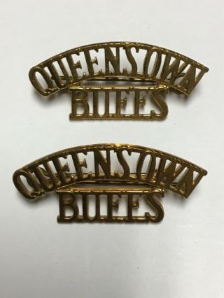 British Army Shoulder Titles Queen’s Own Buffs - A Kent County Regiment