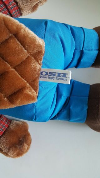 OSH Orchard Supply Hardware Plush Beaver Stuffed Animal Plushie 16” 3