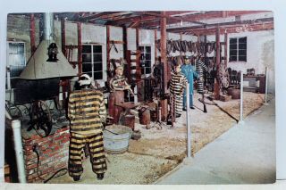 Florida Fl St Augustine Jail Workshop Postcard Old Vintage Card View Standard Pc