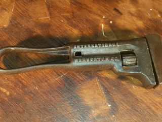 Antique Ihc International Harvester Company Adjutable Wrench Pat Sept.  7 1897.