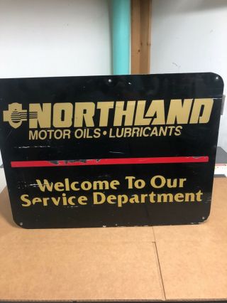 Northland Motor Oils Tin Sign