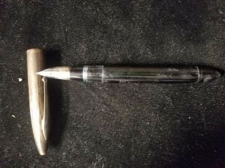 Vintage W.  A.  Sheaffer 5 - 1/2 " 1/10 Golf Filled Fountain Pen W/ 14k Nib