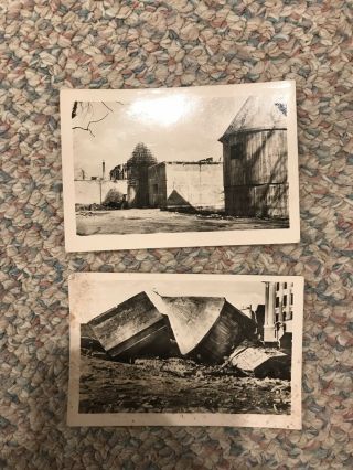 2 Photos Of Hitlers Bunker In Berlin Germany,  Captured Us Photo,  Rare,  Wwii