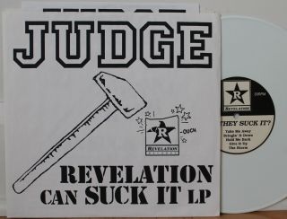 Judge 10” Ep “revelation Can Suck It” Chung King White Vinyl With Inserts
