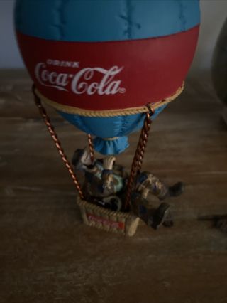 1994 Limited Edition Coca Cola " Look Up America " Featuring Emmett Kelly Figurine
