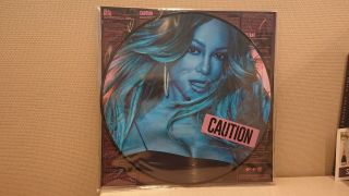Mariah Carey Caution Picture Disc Lp Limited Edition Numbered Rare Sony Wax