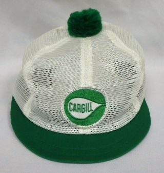 Vintage Cargill Patch K - Brand Women’s Mesh Snap Back Hat Usa Farm Seed Hybrid