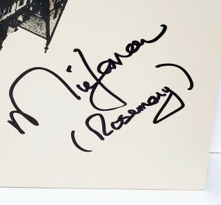 MIA FARROW Signed Autographed Record Vinyl 